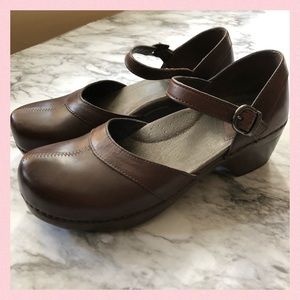 DANSKO Dark Brown Mary Jane Style Size 39